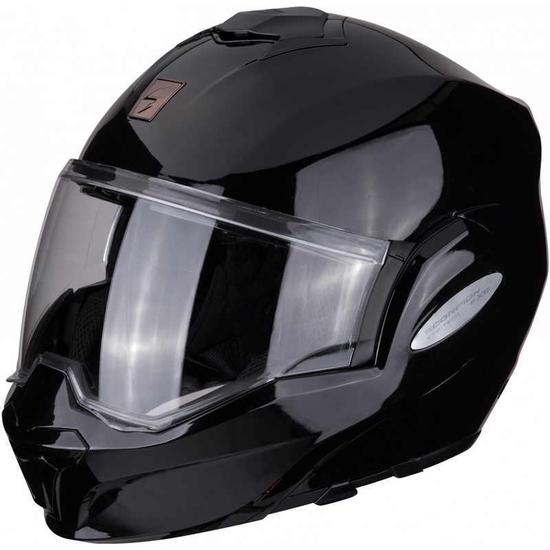 Preklopna kaciga Scorpion EXO-TECH crna sjajna