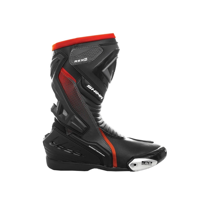 Shima RSX-6 motociklističke čizme crno-fluo crvene
