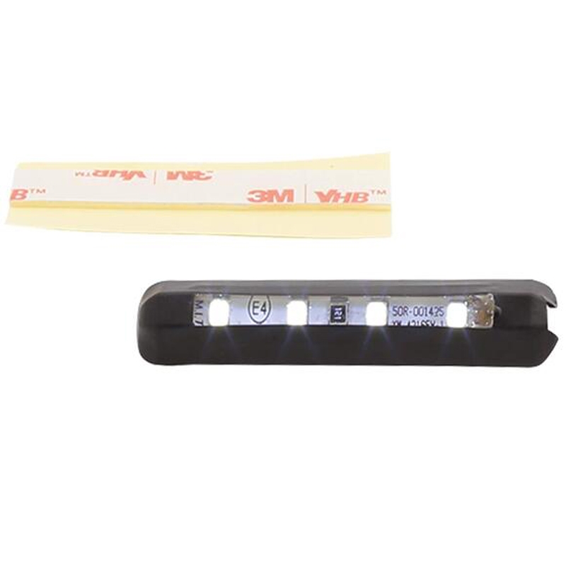 Svjetlo za registarsku pločicu Highsider Smart 4 LED diode sa samoljepljivom folijom, crno