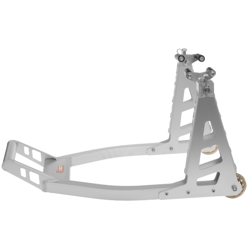 Stalak za motocikl Q-TECH prednji aluminij srebrni