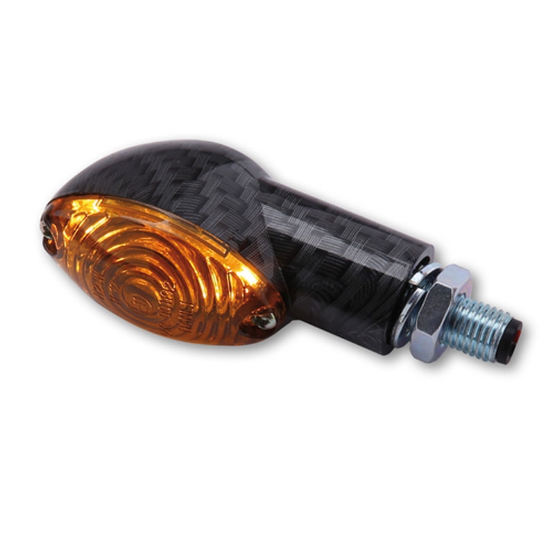 Pokazivači smjera za motocikl Highsider Smart Cateye Mini dimljeno-crni