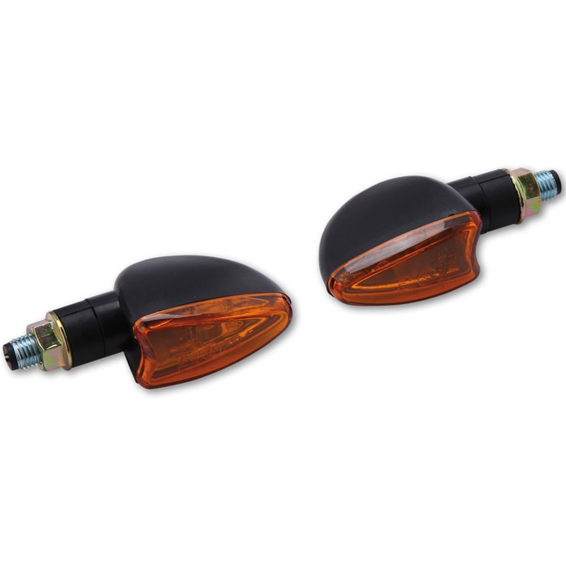 Highsider Smart Arrow Mini pokazivači smjera za motocikl crno-narančasti