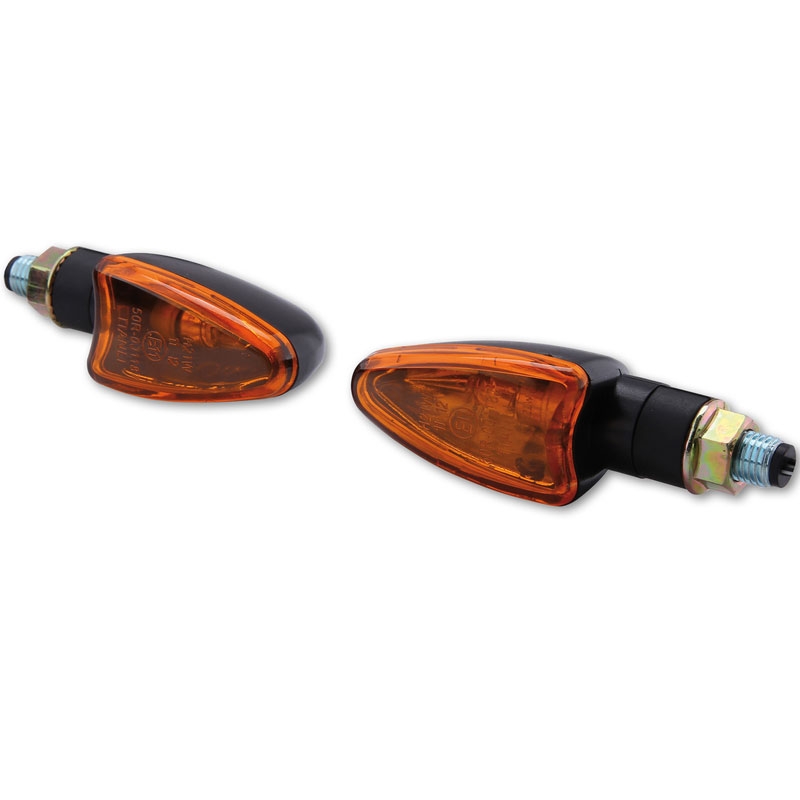 Highsider Smart Arrow Mini pokazivači smjera za motocikl crno-narančasti