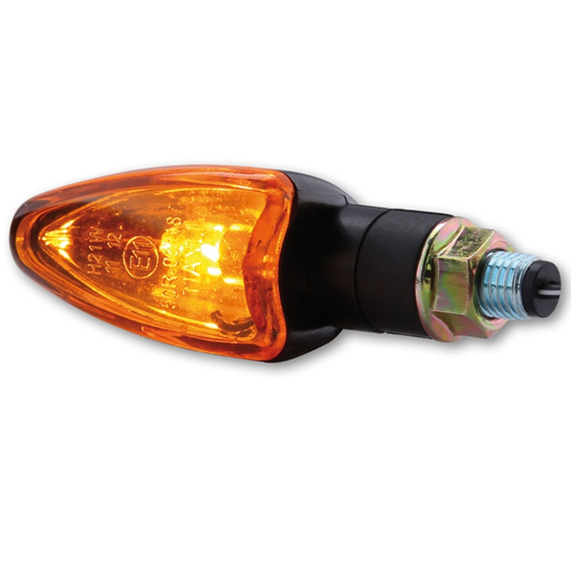 Highsider Smart Arrow Mini pokazivači smjera za motocikl crno-narančasti