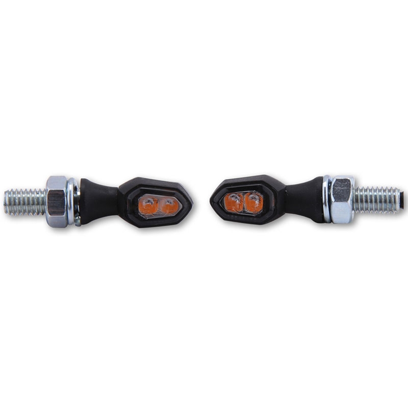 Pokazivači smjera za motocikle Highsider Smart Crumb LED crno-dimni