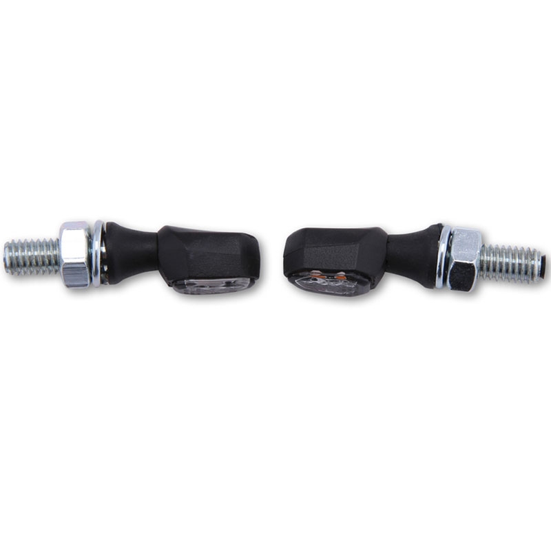 Pokazivači smjera za motocikle Highsider Smart Crumb LED crno-dimni