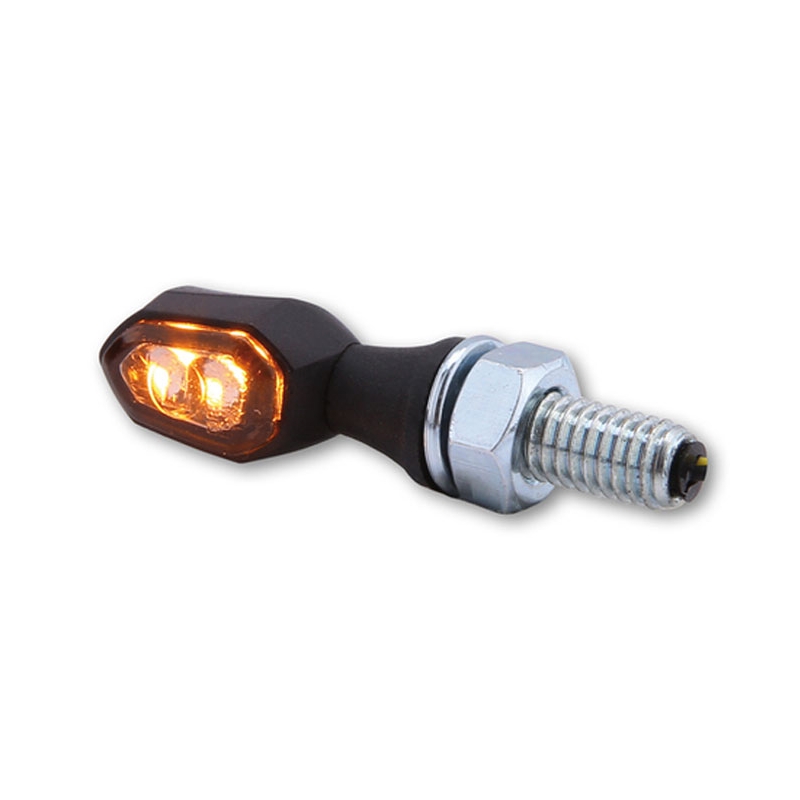 Pokazivači smjera za motocikle Highsider Smart Crumb LED crno-dimni