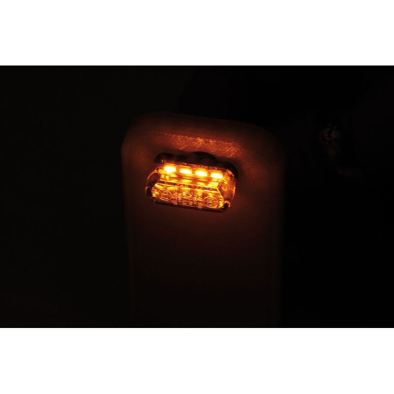 Pokazivači smjera za motocikle Highsider Smart Module 1 Pro LED dimno sivi