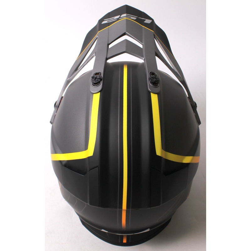 Enduro kaciga LS2 MX436 Pioneer Element crna mat - II. kvaliteta