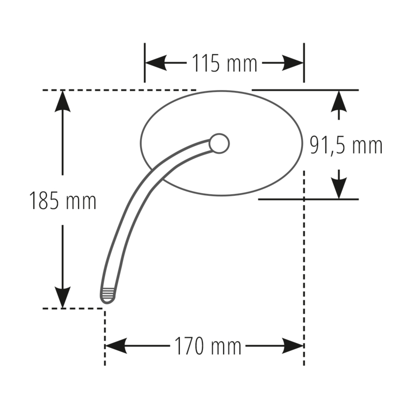 Highsider Smart Surface retrovizor lijevo/desno crno