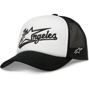 Alpinestars Los Angeles pjenasta kamionerska kapa bijelo-crna