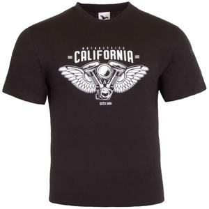 RSA Motorcycles California crna majica kratkih rukava