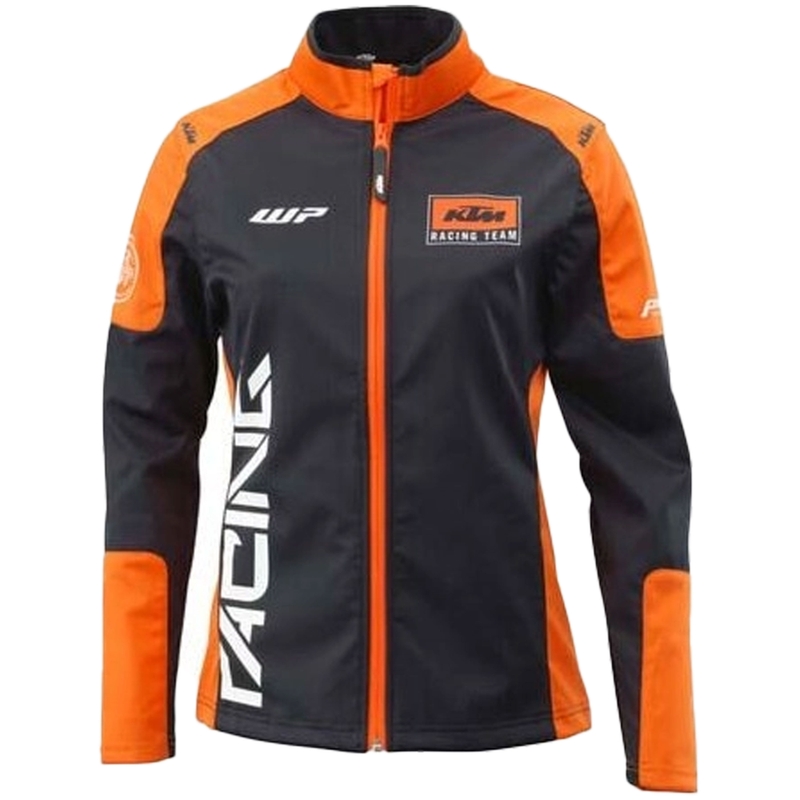 Ženska softshell jakna KTM Team crno-narančasta