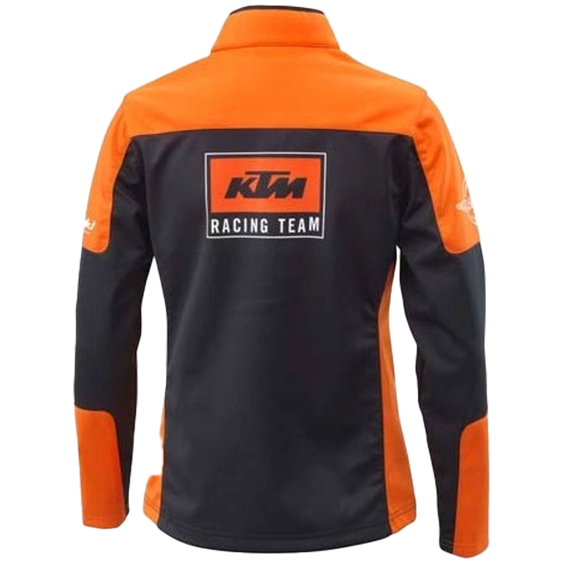 Ženska softshell jakna KTM Team crno-narančasta