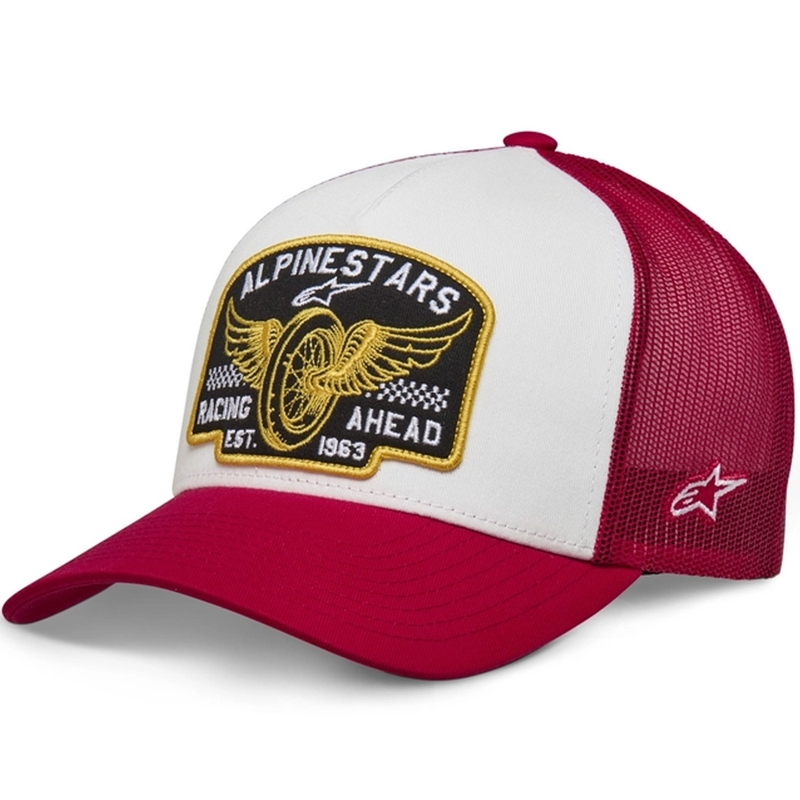Alpinestars Heritage Patcher kapa bijelo-crvena