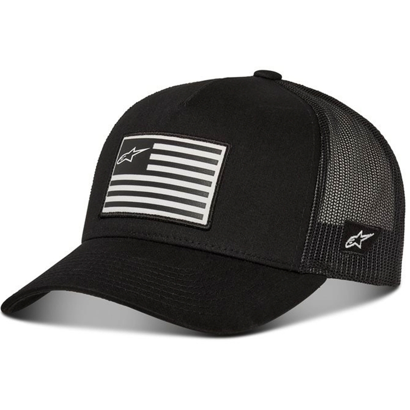 Crni šešir Alpinestars Flag Snap