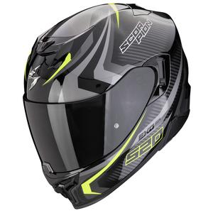 Scorpion EXO-520 EVO AIR TERRA kaciga za motocikle s punim licem, crno-srebrno-fluo žuta