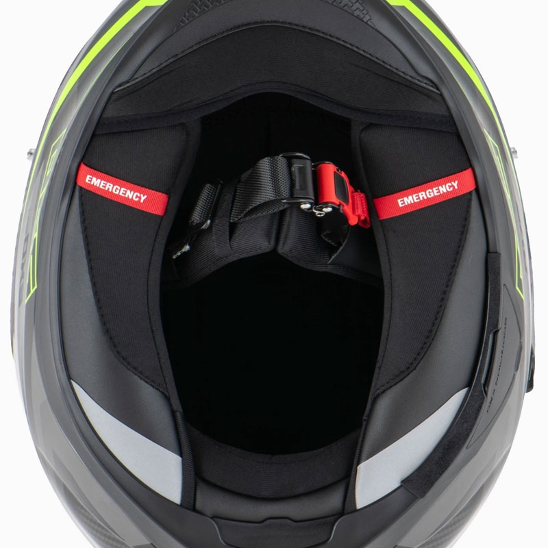 Scorpion EXO-520 EVO AIR TERRA kaciga za motocikle s punim licem, crno-srebrno-fluo žuta rasprodaja