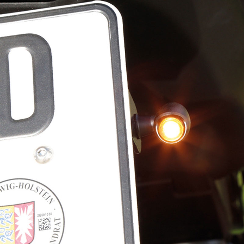 LED pokazivači Highsider Nova LED pokazivači mat crni 2 kom
