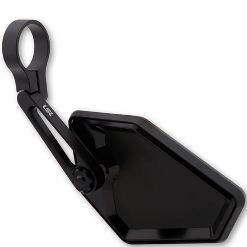 Highsider Nova-Race retrovizori na krajevima volana crni, 2 kom.