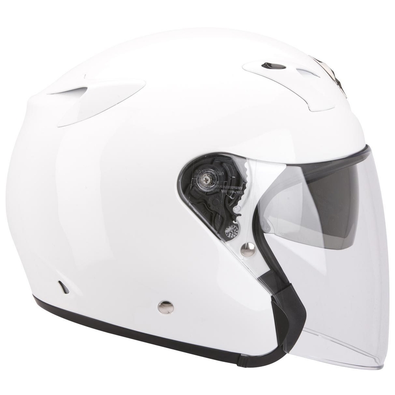 Otvorena motociklistička kaciga Scorpion EXO-220 bijela rasprodaja
