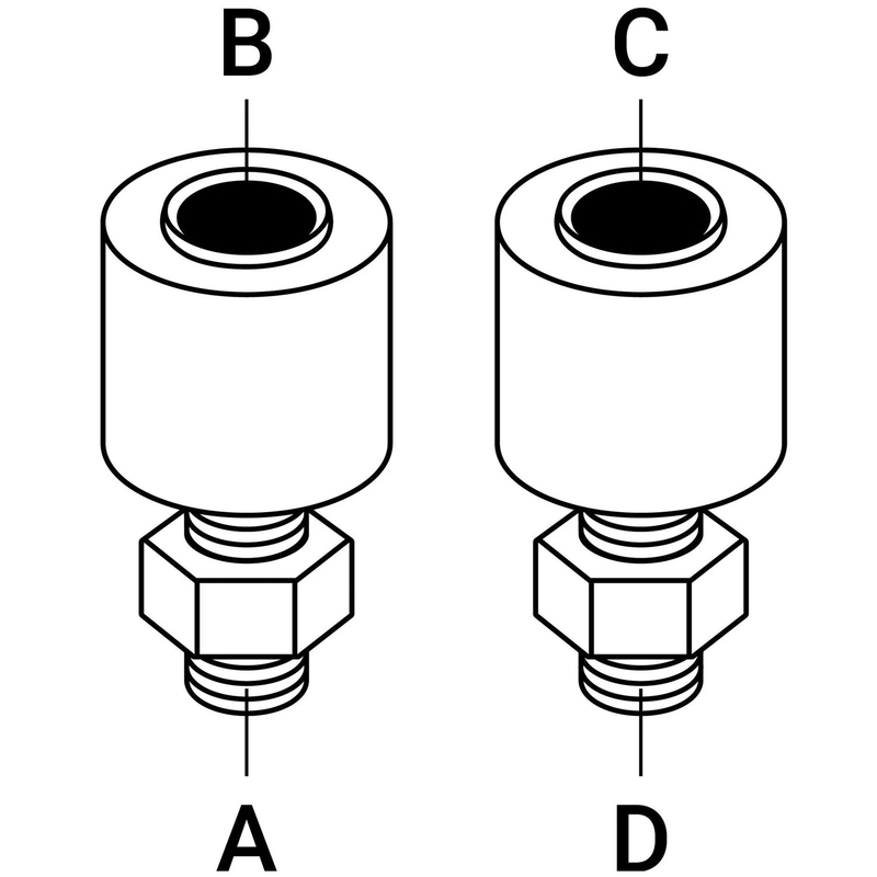 Prigušivač vibracija Louisovog ogledala, 2 kom.