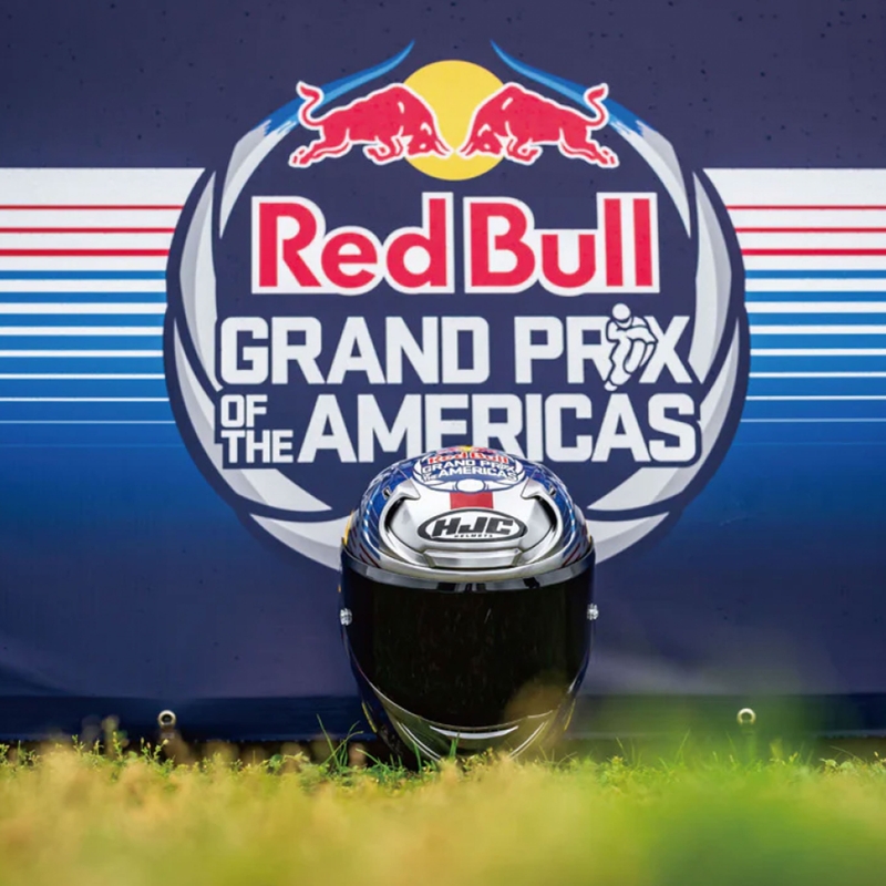 Integralna motociklistička kaciga HJC RPHA 12 Red Bull Austin GP II MC21 plavo-siva