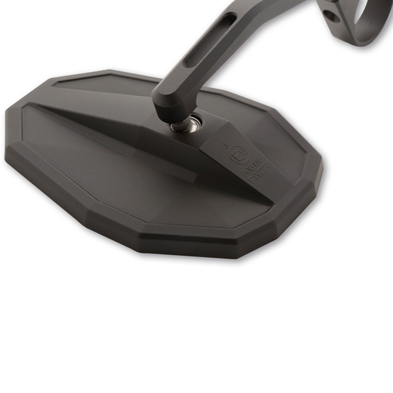 Highsider Smart Straight ogledalo s dugim krakom, crno