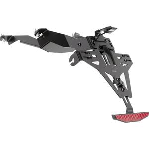 Držač registarske pločice s osvjetljenjem Highsider Akron RS PRO Honda CB 125 R NEO crni