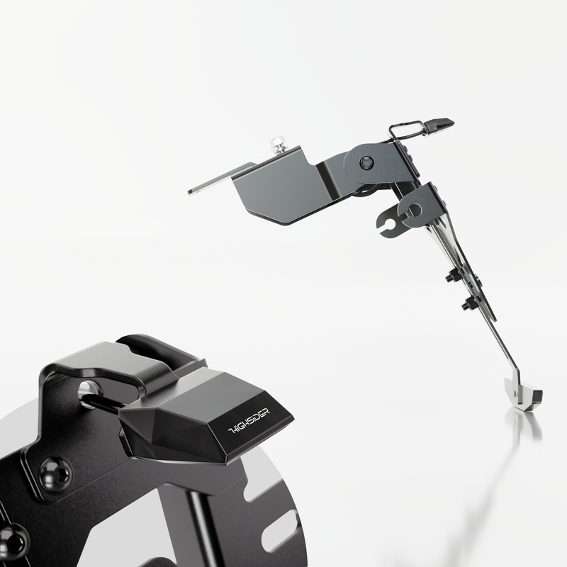 Držač registarske pločice s osvjetljenjem Highsider Akron RS PRO Kawasaki ER-6 F,N crni