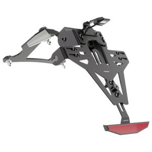 Držač registarske pločice s osvjetljenjem Highsider Akron RS PRO Kawasaki Z750, Z1000 crni