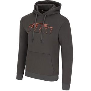 KTM Essential majica s kapuljačom tamno siva