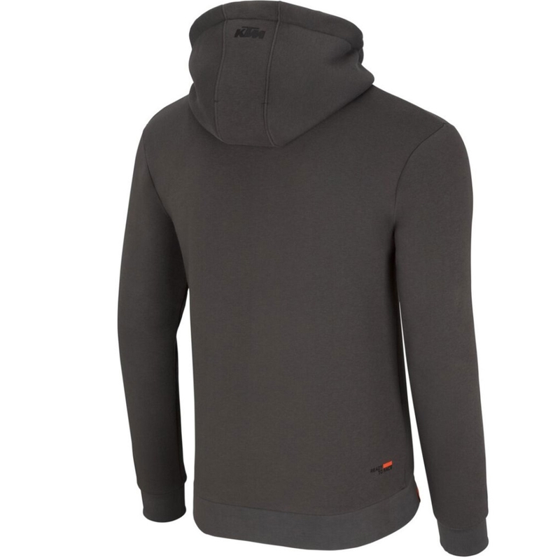 KTM Essential majica s kapuljačom tamno siva