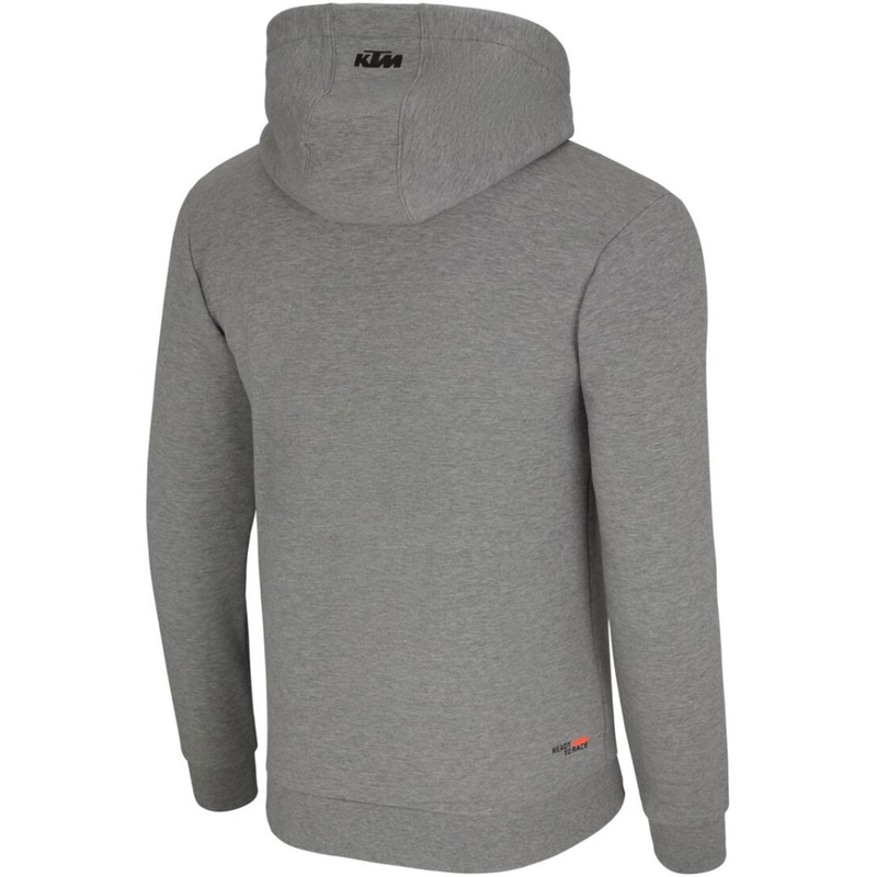 KTM Essential Hoodie svijetlo siva melange