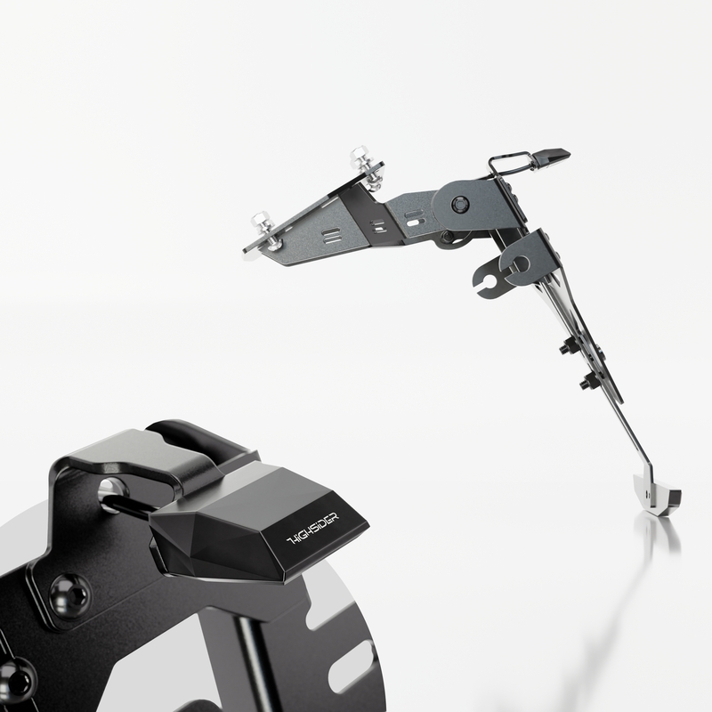 Držač registarske pločice s osvjetljenjem Highsider Akron RS PRO Kawasaki ZX-6R crni