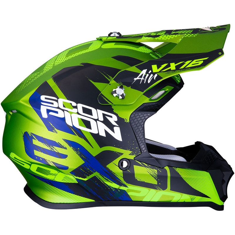 Scorpion VX-16 Air Albion motocross kaciga zeleno-crna