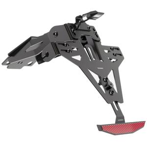 Držač registarske pločice s osvjetljenjem Highsider Akron RS PRO Yamaha MT-07 crni