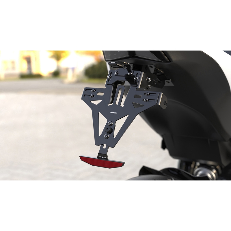 Držač registarske pločice s osvjetljenjem Highsider Akron RS PRO Yamaha YZF-R6 crni