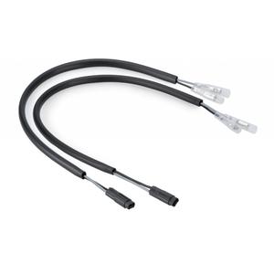 Plug&Play wiring kit for turn signals PUIG černý přední a zadní