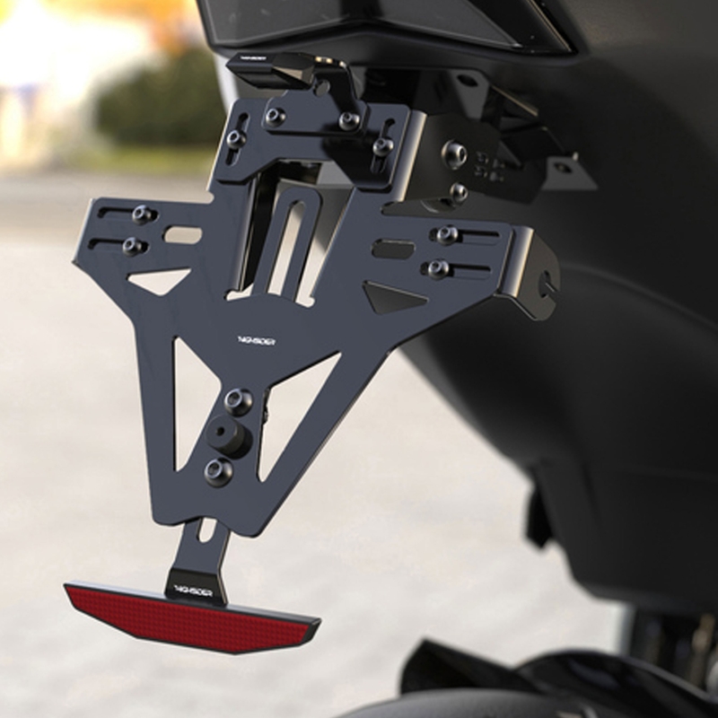 Držač registarske pločice s osvjetljenjem Highsider Akron RS PRO Ducati Scrambler 800 crni