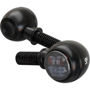 Pokazivači smjera za motocikle Highsider Smart Circula-S LED 3u1 crni