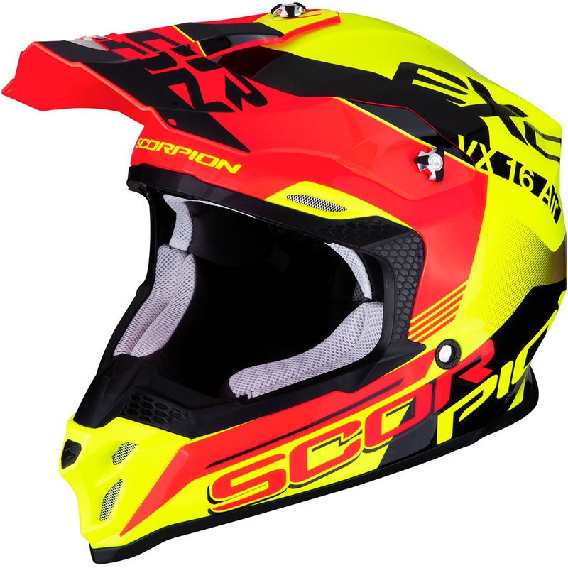 Scorpion VX-16 Air Arhus Motocross kaciga žuto-crvena rasprodaja