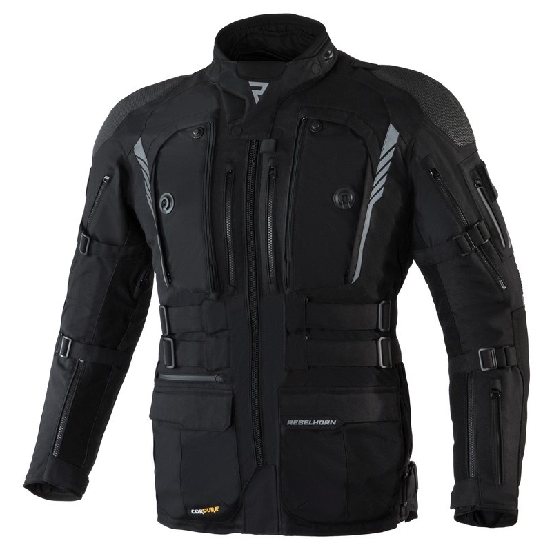 Motociklistička jakna Rebelhorn Patrol crna