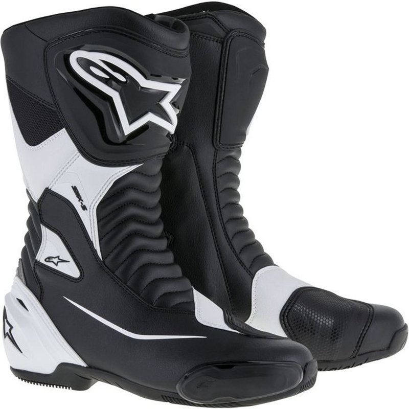 Alpinestars SMX-S motociklističke čizme crno-bijele