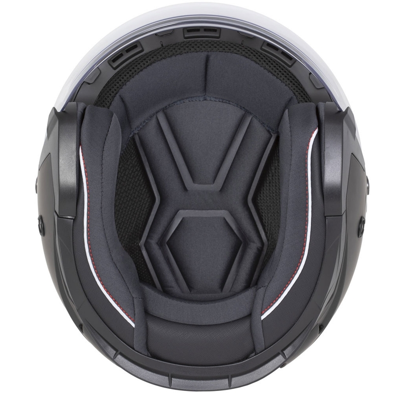 Cassida Reflex 2.0 zaštitna kaciga za motocikl otvorenog tipa, fluo žuto-crveno-sivo-reflektirajuća srebrna