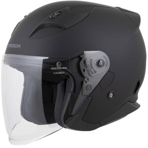 Cassida Reflex 2.0 Solid otvorena motociklistička kaciga mat crna-tamno siva