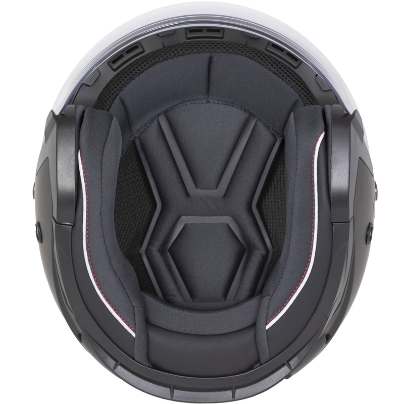 Cassida Reflex 2.0 Solid otvorena motociklistička kaciga mat crna-tamno siva