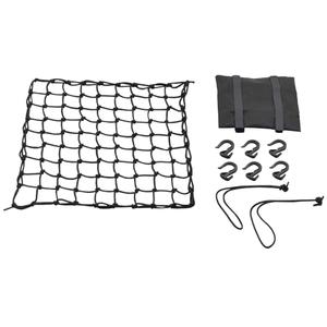 Fleksibilna mreža za prtljagu motocikla s plastičnim kukama Daytona 40 x 40 cm crna