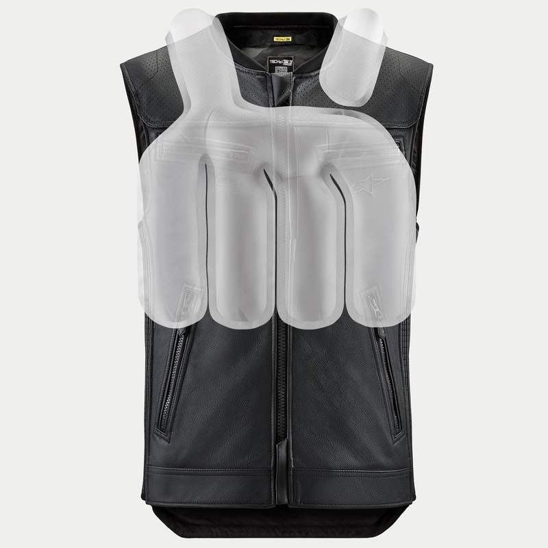 Alpinestars Tech-Air®3 V2 prsluk sa zračnim jastukom crne boje