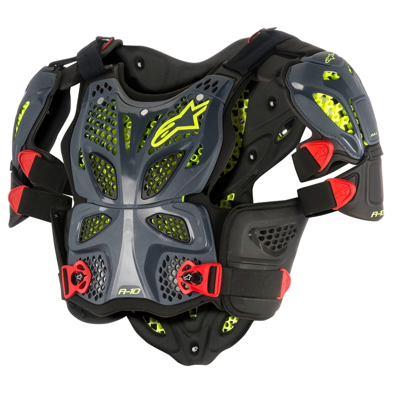 Alpinestars A-10 Štitnik za tijelo Black-Red-Fluo Yellow rasprodaja